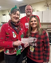 Pam Popp receives a CVEA Little Library grant